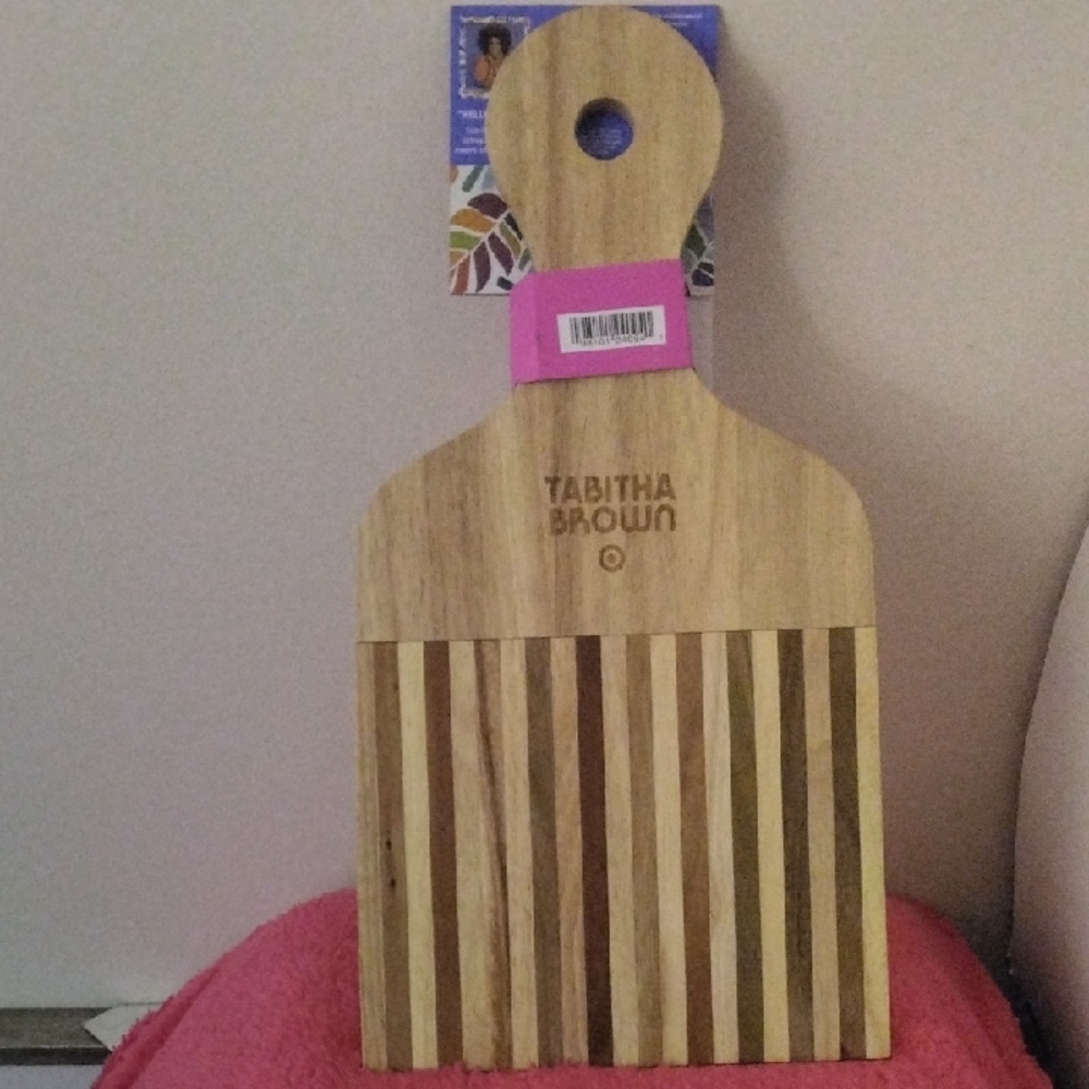 Tabitha Brown Reversible Cutting Board - Natural Wood